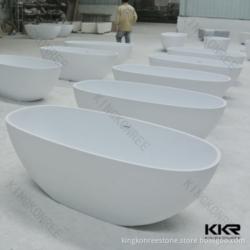 engineered stone classic small bathroom bathtub